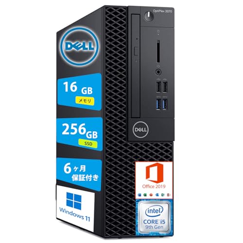 2画面出力可能 第9世代 i5-9500 16G Optiplex3070 Amazon.co.jp: 【整備済み品】 Dell デル Optiplex 3070 SFF 第9